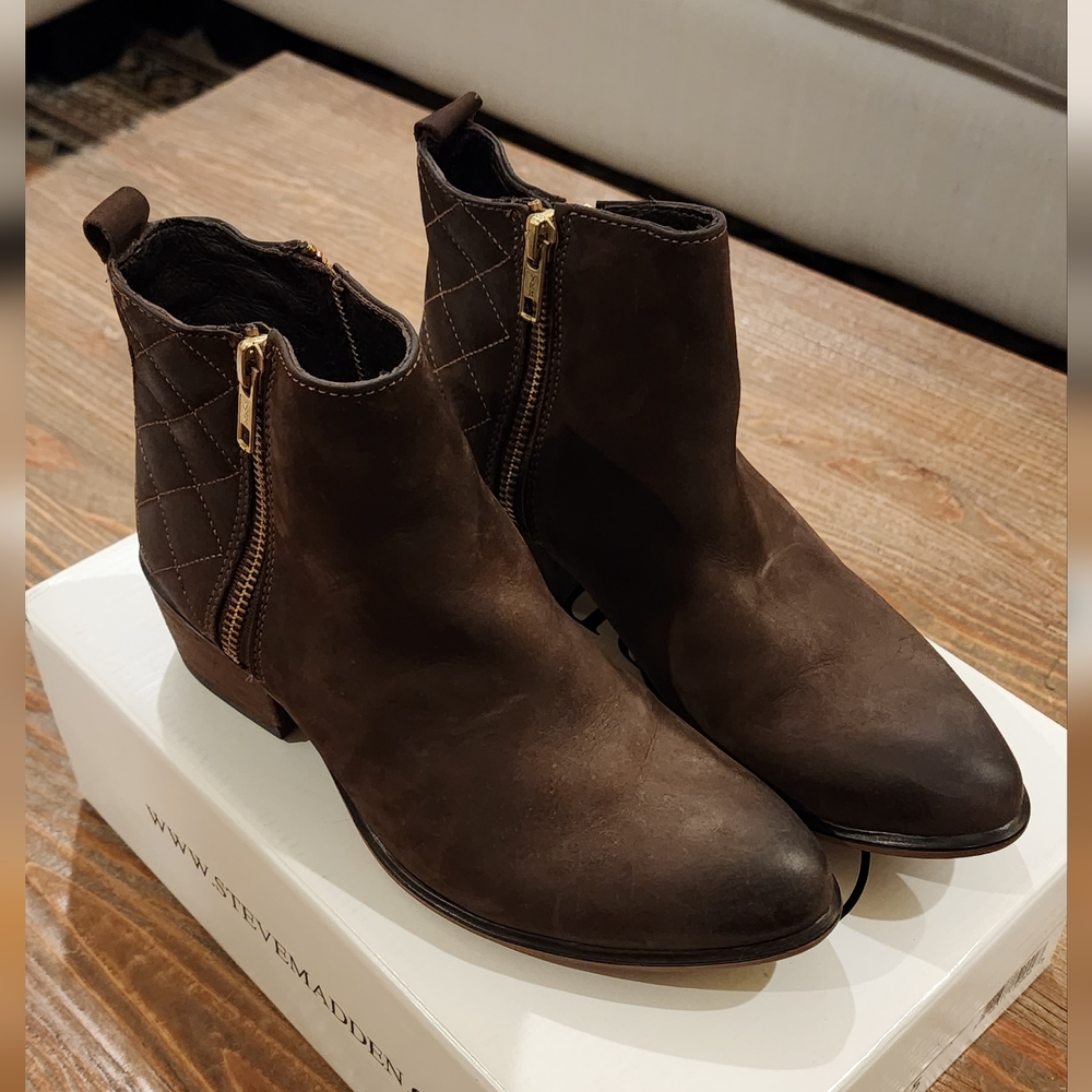 Steve Madden Nyrvana Brown Leat